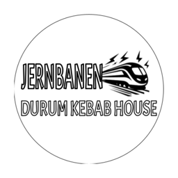 Jernbane Pizza & Kebab House logo.